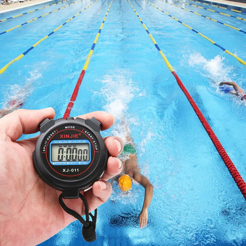 Chronomètre multifonctionnel, compteur de Sport portatif, affichage numérique, minuterie de Fitness, compteur Portable