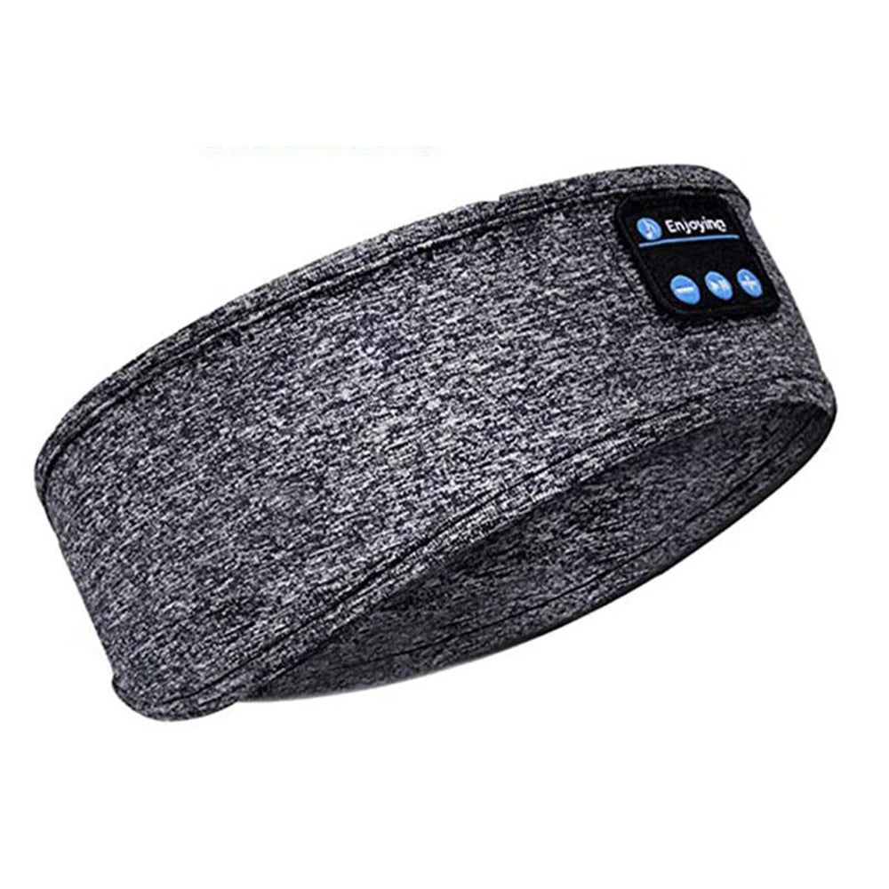 Écouteurs Bluetooth 5.0 confortables, bande de couchage, masque pour les yeux, musique, bandeau de Sport sans fil, élastique et doux