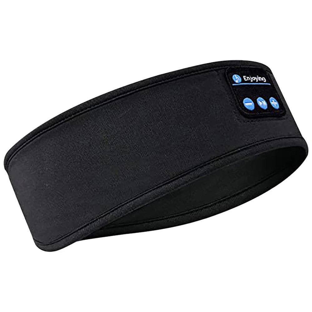 Écouteurs Bluetooth 5.0 confortables, bande de couchage, masque pour les yeux, musique, bandeau de Sport sans fil, élastique et doux