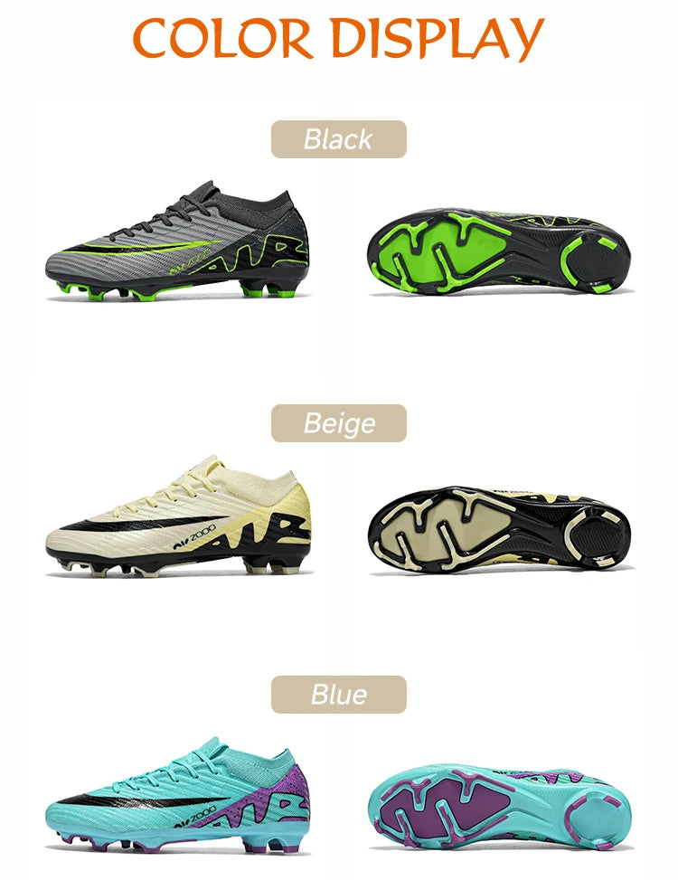 Crampons professionnels terrain Football Football crampons bottes chaussures hommes